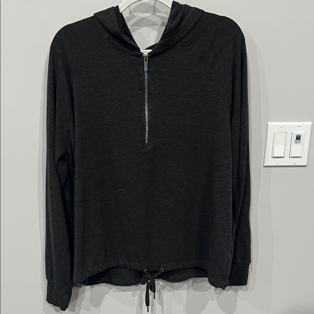 Charcoal Urban Rebel Half-Zip Hoodie